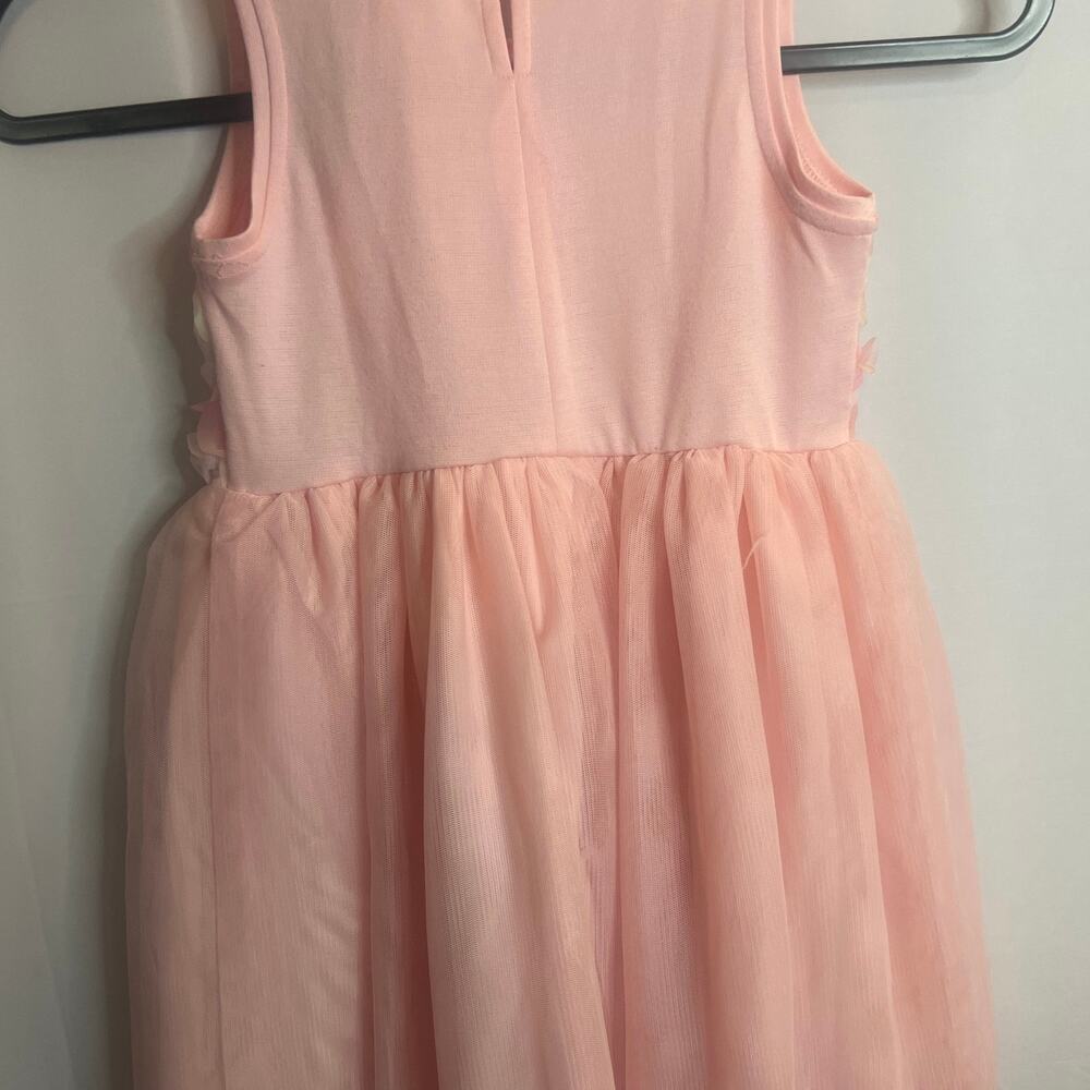 Cat & Jack Pink Tulle Dress with Flowers - Picture 4 of 4